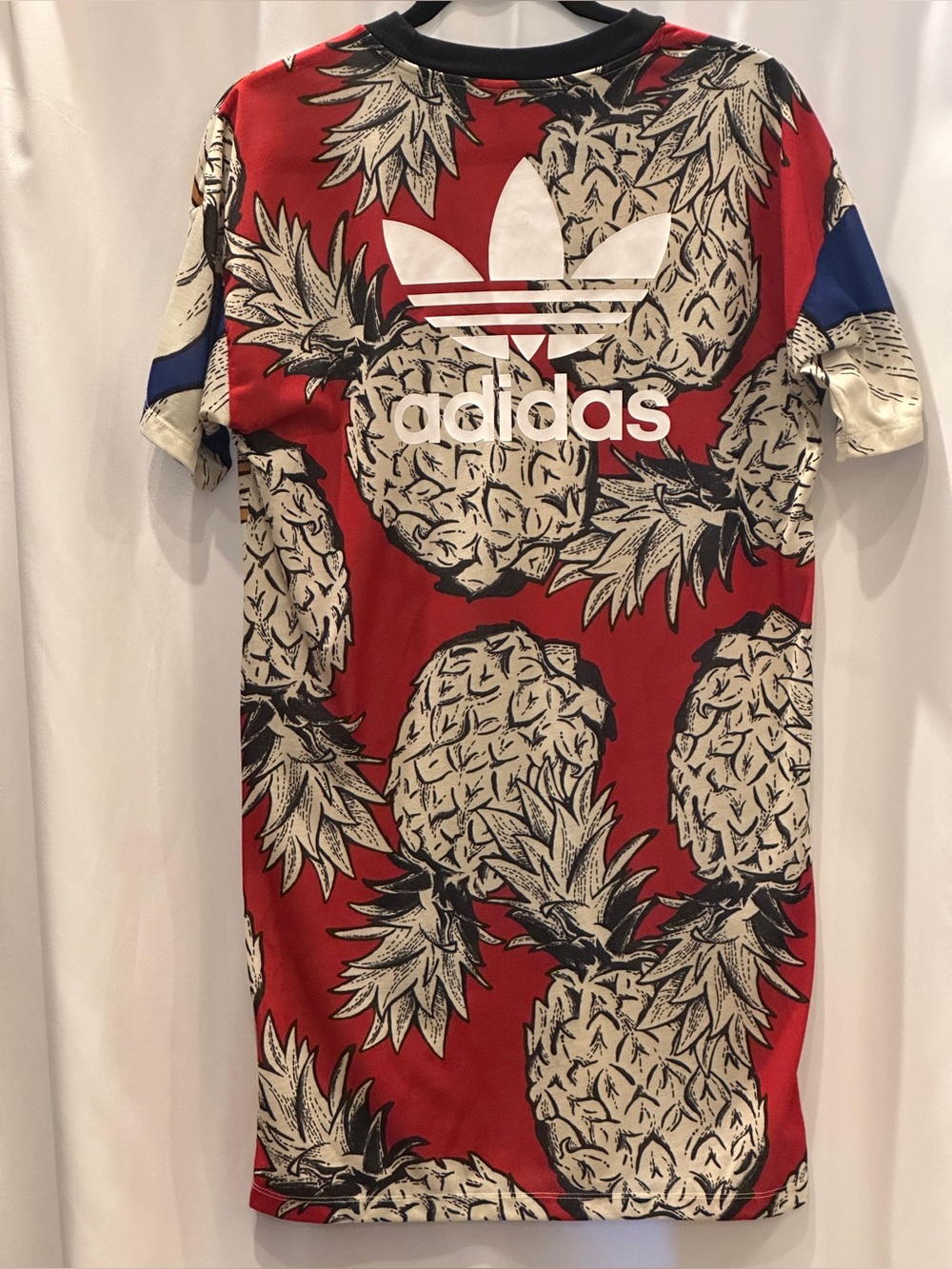Adidas Originals Tropical Print T-Shirt Dress NWOT Size Small - Picture 3 of 9